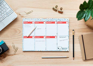 Erik Snoopy Planning da Tavolo con Calendario Perpetuo e Planner Settimanale... - Ilgrandebazar
