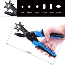 Carica l'immagine nel visualizzatore di Gallery, BONROB Pinza Fustellatrice, Perforatrice a Revolver, Buco Cintura BO003 - Ilgrandebazar