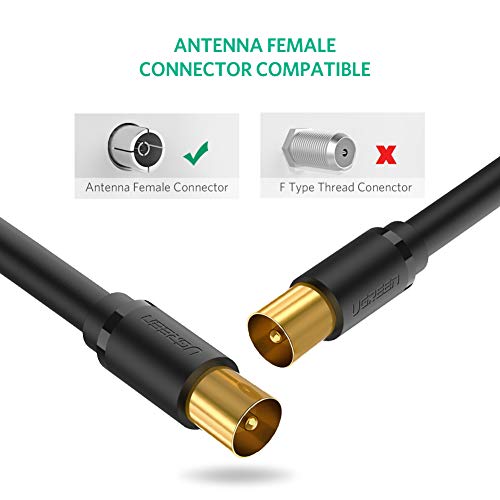 Adattatore Antenna Coassiale DeleyCON - Doppio Connettore IEC Dorato - Foto 6
