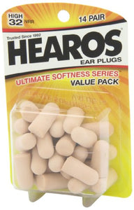 Hearos - Tappi per orecchie morbidi (14 paia)