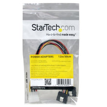 Carica l'immagine nel visualizzatore di Gallery, Startech.Com Adatattore Splitter Cavo di Alimentazione Y Lp4 a 2 Sata...