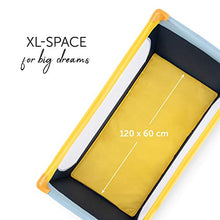 Carica l'immagine nel visualizzatore di Gallery, Hauck Dream N Play Lettino da Viaggio per Neonati e (Giallo/ Blu/ Navy) - Ilgrandebazar