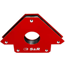 Carica l'immagine nel visualizzatore di Gallery, S&R Supporto Angolare Magnetico I Magnete per saldatura a squadra 45 100 mm