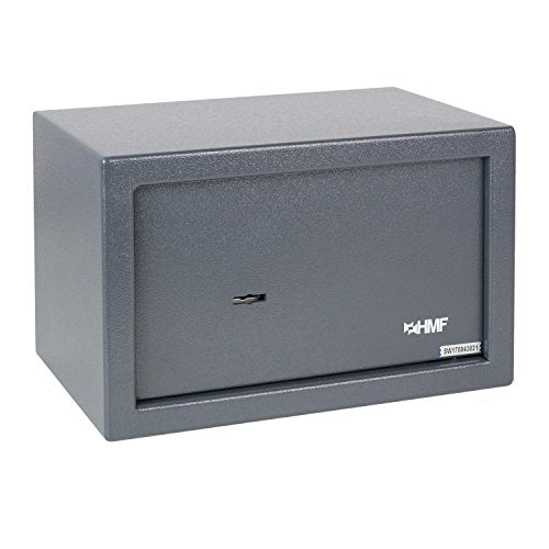 HMF Cassaforte Da Armadio Con Serratura A Doppia Aletta - 50x35x31 Cm, Anthracite - Foto 10