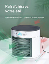 Carica l'immagine nel visualizzatore di Gallery, Homitt Mini Raffreddatore D'aria, Personale Condizionatori Bianca