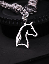 Carica l'immagine nel visualizzatore di Gallery, Lemegeton equestre Cut-out Ciondolo a Forma di Testa Cavallo Pony... - Ilgrandebazar