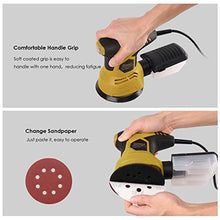Carica l'immagine nel visualizzatore di Gallery, Levigatrice Orbitale 7 velocità, rotoorbitale Nero & Giallo - Ilgrandebazar