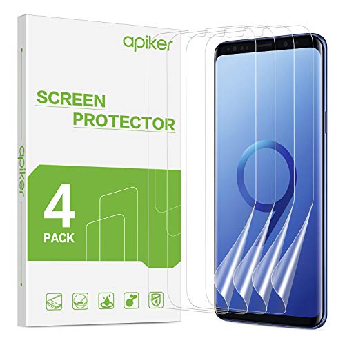 apiker[4 Pezzi Compatibile con Samsung Galaxy S9 Plus/ S9+ Pellicola... - Ilgrandebazar