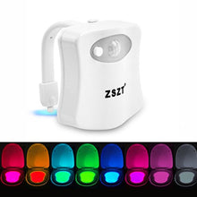 Carica l'immagine nel visualizzatore di Gallery, Lampada Notturne igienici Bagno WC Led Luce con notte Sensore di Movimento,...