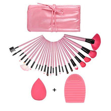 Carica l'immagine nel visualizzatore di Gallery, GUSODOR 24PCs Trucco Pennelli Kit | Cosmetici Spazzola Maniglia Legno rosa - Ilgrandebazar