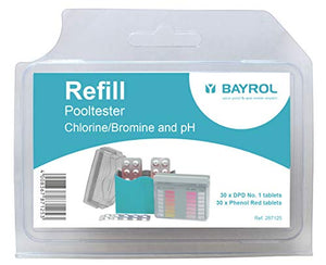 Bayrol Pool-Tester 287125 Pasticche per la misurazione del PH e cloro...