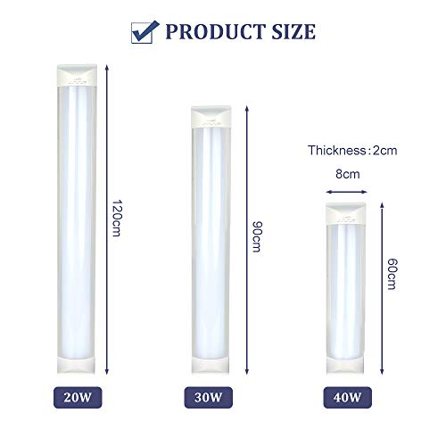 Plafoniera LED 20W Luce Fredda 60cm 2400 Lumen 12020 - Coop LED