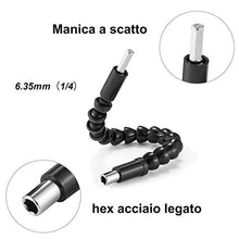 Carica l'immagine nel visualizzatore di Gallery, JTENG Avvitatore Angolo Adattatore, set di Punte da Trapano Adattatore 3pcs - Ilgrandebazar