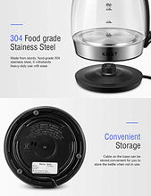 Carica l'immagine nel visualizzatore di Gallery, Bollitore Acqua Elettrico, KIKET in Vetro con...