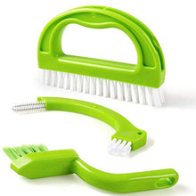 Carica l'immagine nel visualizzatore di Gallery, 3 in 1 tile Grout Cleaner pennello cucina bagno Dirt scrubbing strumento... - Ilgrandebazar