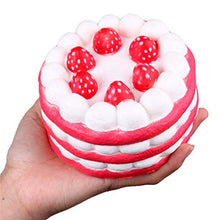 Carica l'immagine nel visualizzatore di Gallery, Anboor T4964-Red Squishies Strawberry Cake Jumbo Slow Rising Kawaii - Ilgrandebazar