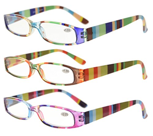 Eyekepper 3 Pack Ladies occhiali da lettura 2.00 Strength 3 Pezzi Str Ilgrandebazar