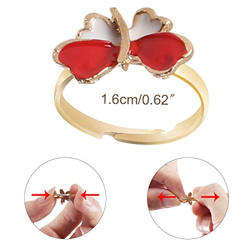 Set 36 Anelli Per Bambine - Regolabili, Colorati, Con Scatola A Cuore, Ideale Per Feste - Foto 11