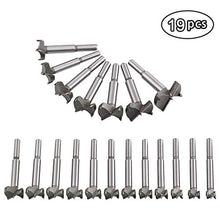 Carica l'immagine nel visualizzatore di Gallery, flintronic® 19pcs Punte per Legno, Forstner Drill Bit Set #1 (19pcs 10~40mm) - Ilgrandebazar