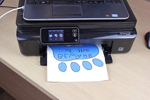 Carta Trasferibile Termoadesiva Per T-Shirt - 10 Fogli A4 Per Stampa Su Tessuti Chiari Con Stampante Inkjet - Foto 9