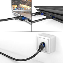 Carica l'immagine nel visualizzatore di Gallery, KabelDirekt Cavo di Rete, Ethernet e cavo Lan Trasmette fino a 20m, nero-blu - Ilgrandebazar