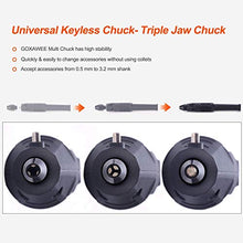 Carica l'immagine nel visualizzatore di Gallery, GOXAWEE Strumento Multifunzione, Mini Utensile Rotante Kit con Mandrino... - Ilgrandebazar