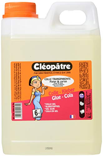 Cleopatre CT2L – Colla trasparente speciale per le scuole, 2 kg - Ilgrandebazar