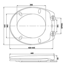Carica l'immagine nel visualizzatore di Gallery, Omasi Sedile WC Copriwater Universale con Chiusura Ammortizzata Soft... - Ilgrandebazar