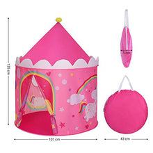 Carica l'immagine nel visualizzatore di Gallery, SONGMICS Tenda da Gioco Castello Principessa per Ragazze e Rosa, Giallo - Ilgrandebazar