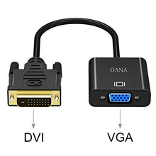 Carica l'immagine nel visualizzatore di Gallery, GANA Adattatore DVI a VGA Cavo Convertitore DVI-D a | 24+1 Supporto 60Hz...