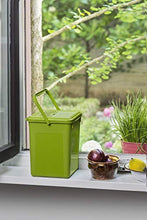 Carica l'immagine nel visualizzatore di Gallery, Rotho 17799 - Bidone da 9 litri Rettangolare, Verde, 23 x 22.5 x 27.5 cm