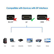 Carica l'immagine nel visualizzatore di Gallery, Rankie Cavo Displayport (DP) su (DP), 4K, 1,8m, Nero 1,8 m - Ilgrandebazar