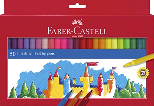 Faber-Castell 554250 Pennarello, 50 Pezzi 50 - Ilgrandebazar