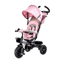 Carica l'immagine nel visualizzatore di Gallery, Kinderkraft Triciclo AVEO, Bici, Passeggino con Maniglione, Pieghevole, Rosa - Ilgrandebazar
