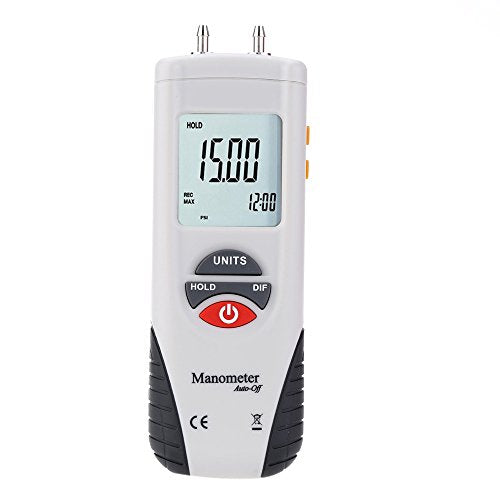 Manometro, Hti digitale misuratore di pressione dell' aria e gas tester di...