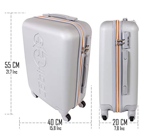 Cabin Max Velocity Valise à 4 Roues Rigide Ultra Légère |Valise Bagage de Cabine en ABS Solide Cabin Max Velocity Valise à 4 Roues Rigide Ultra Légère |Valise Bagage de Cabine en ABS Solide