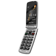 Carica l&#39;immagine nel visualizzatore di Gallery, Easyfone Prime A1 3G Telefono Cellulare a Conchiglia per Anziani, Nero - Ilgrandebazar