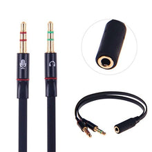 Carica l'immagine nel visualizzatore di Gallery, SmartEra® 3.5mm Femmina a Maschio 2 Gold Plated cuffia microfono Audio... - Ilgrandebazar