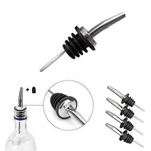 Carica l'immagine nel visualizzatore di Gallery, Confezione da 12 Tappi in Acciaio Inox Beccuccio Conico Liquore Winestopper-a - Ilgrandebazar
