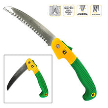 Carica l'immagine nel visualizzatore di Gallery, GRÜNTEK Sega da Potatura Pieghevole 180 mm. a Mano Giallo, Verde - Ilgrandebazar