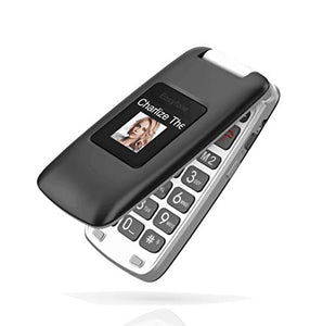 Easyfone Prime A1 3G Telefono Cellulare a Conchiglia per Anziani, Nero - Ilgrandebazar