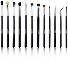 Carica l'immagine nel visualizzatore di Gallery, Set di pennelli per trucco occhi d’ Impora London. Include: per...