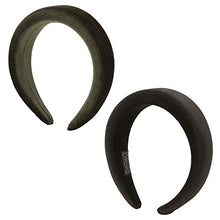 Carica l'immagine nel visualizzatore di Gallery, Folora Fasce per capelli imbottite in velluto 2 pezzi Moda accessori per... - Ilgrandebazar