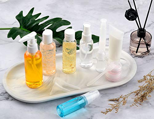AiQInu Bottiglie da Viaggio in Silicone 90l, 4 Pezzi Kit Contenitori