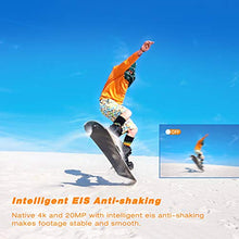 Carica l'immagine nel visualizzatore di Gallery, Campark V20 - Fotocamera sportiva autentica 4K Ultra HD 20 MP, WiFi,...