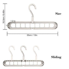 Carica l'immagine nel visualizzatore di Gallery, QYY Appendiabiti salvaspazio Organizzatore,Appendiabiti di Deformazione A