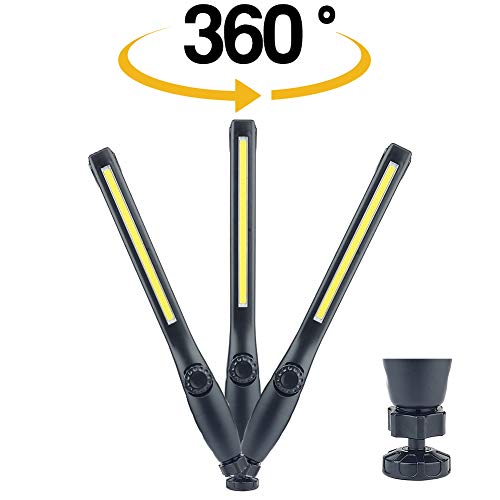 Lampada LED Ricaricabile AuRiver Con Magnete - 600 Lumen, 2200mAh, Per Officina, Campeggio E Lavori - Foto 4