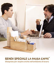 Carica l'immagine nel visualizzatore di Gallery, FMC SOLUTION Porta Accessori da caffè e Tea in bambù per 100% Natural Bambù - Ilgrandebazar