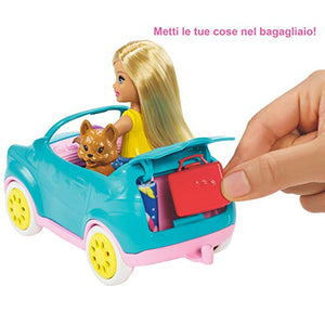 Barbie il Camper di Chelsea, Playset con Bambola, Veicolo, Roulotte e Tanti... - Ilgrandebazar