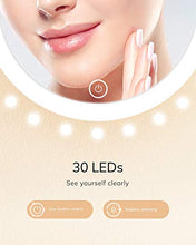 Carica l'immagine nel visualizzatore di Gallery, AEVO 10X Specchio Ingranditore per Trucco con 30 Luci LED, 3 Modalità di...